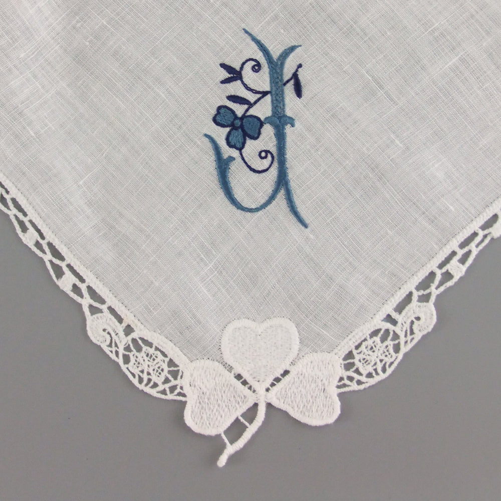 wedding handkerchief personalized linen hanky