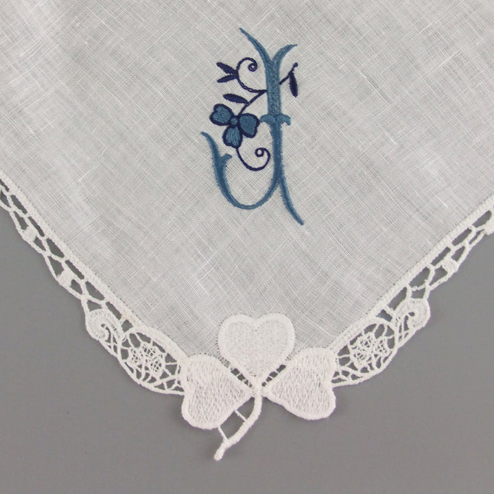 wedding handkerchief personalized linen hanky