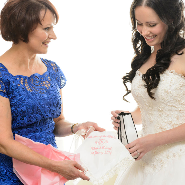 wedding handkerchief for mom