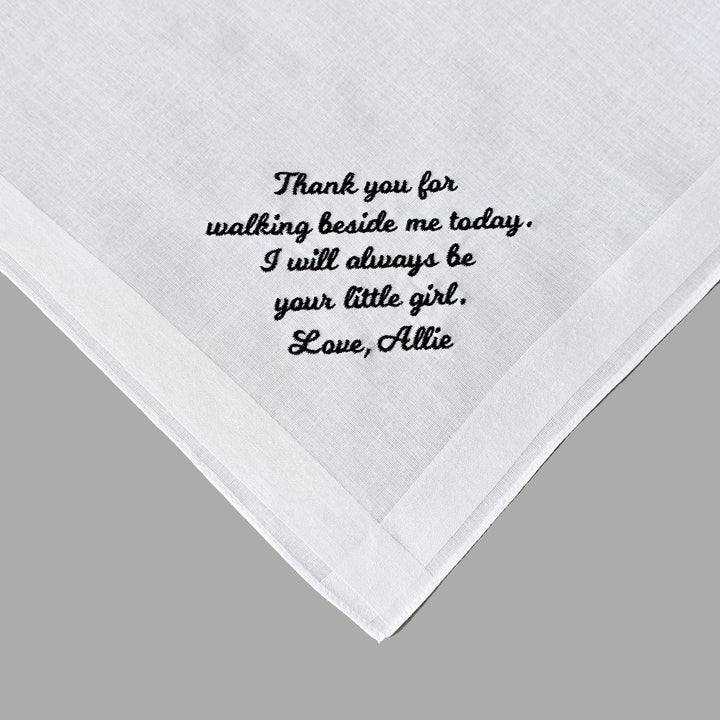 Wedding Day Moments Mans Handkerchief Personalized