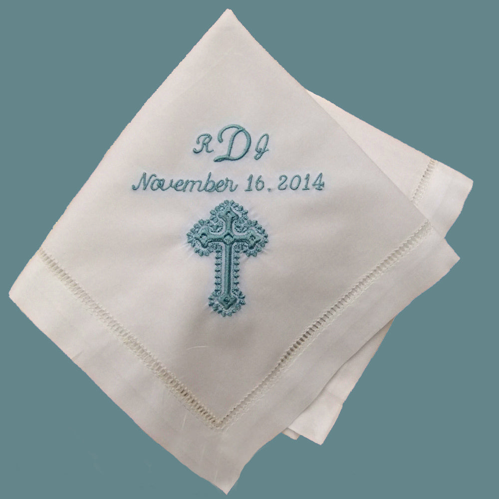 Boy Baptism Gift - Baptism Hanky